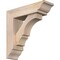 Ekena Millwork Balboa Traditional Smooth Bracket w/ Offset Brace, Douglas Fir, 5 1/2"W x 18"D x 18"H BKT0604X18X18BOA01SDF - alternate 1